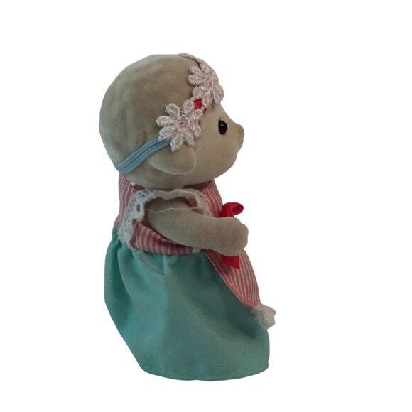 Sylvanian Families Calico Critters Popcorn Delivery Trike Lamb Figure Bicyle - Picture 5 of 14